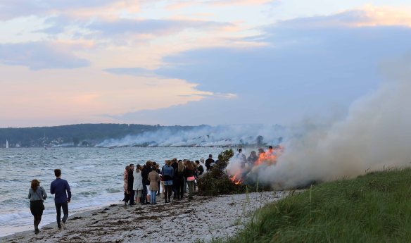 Bonfire near Aarhus Henrik Elstrup