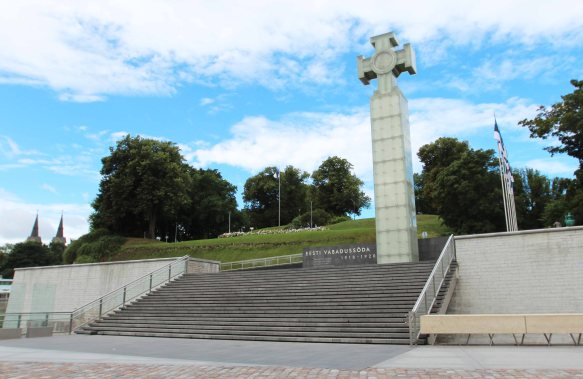 War of Independence Victory Column in Freedom Square, Tallinn Estonia