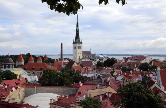 Vanalinn Tallinn Estonia Rooftop view
