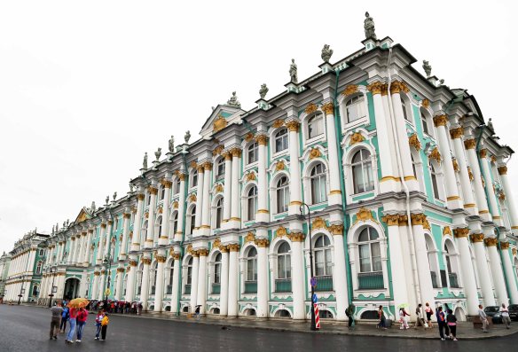 Winter Palace and Hermitage Museum three million works of art St Petersburg