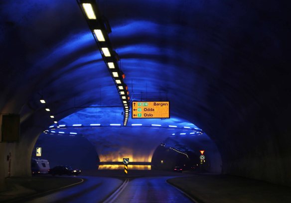 Norway tunnel roundabout photo: Marina Aagaard