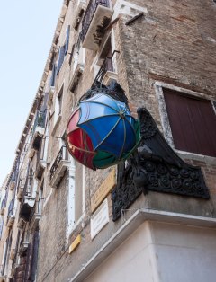 Venedig lampe farvet